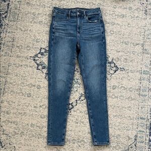NWOT American Eagle Outfitters Women's Dark Blue Skinny Jeans
